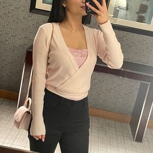 Knit Wrap Sweater
